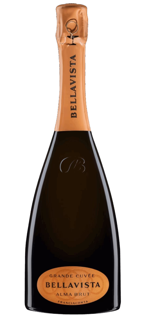 bottle of Bellavista Franciacorta Alma Cuvee Brut