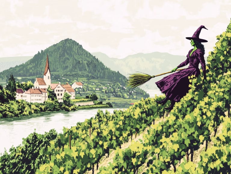 elphaba relaxing on the slopes of the mosel valley