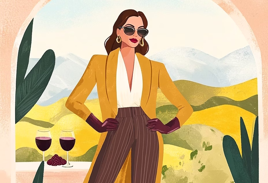 illustration of nebbiolo personified