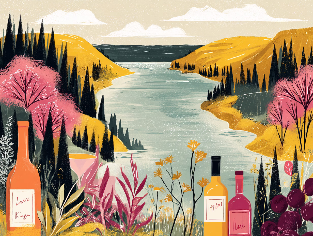 illustration of the finger lakes