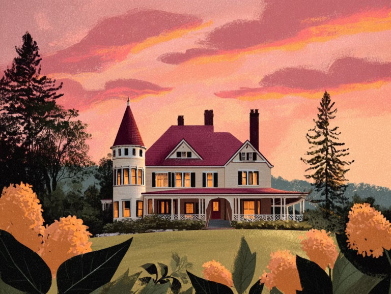 illustration of idlwilde in in seneca watkins glen new york